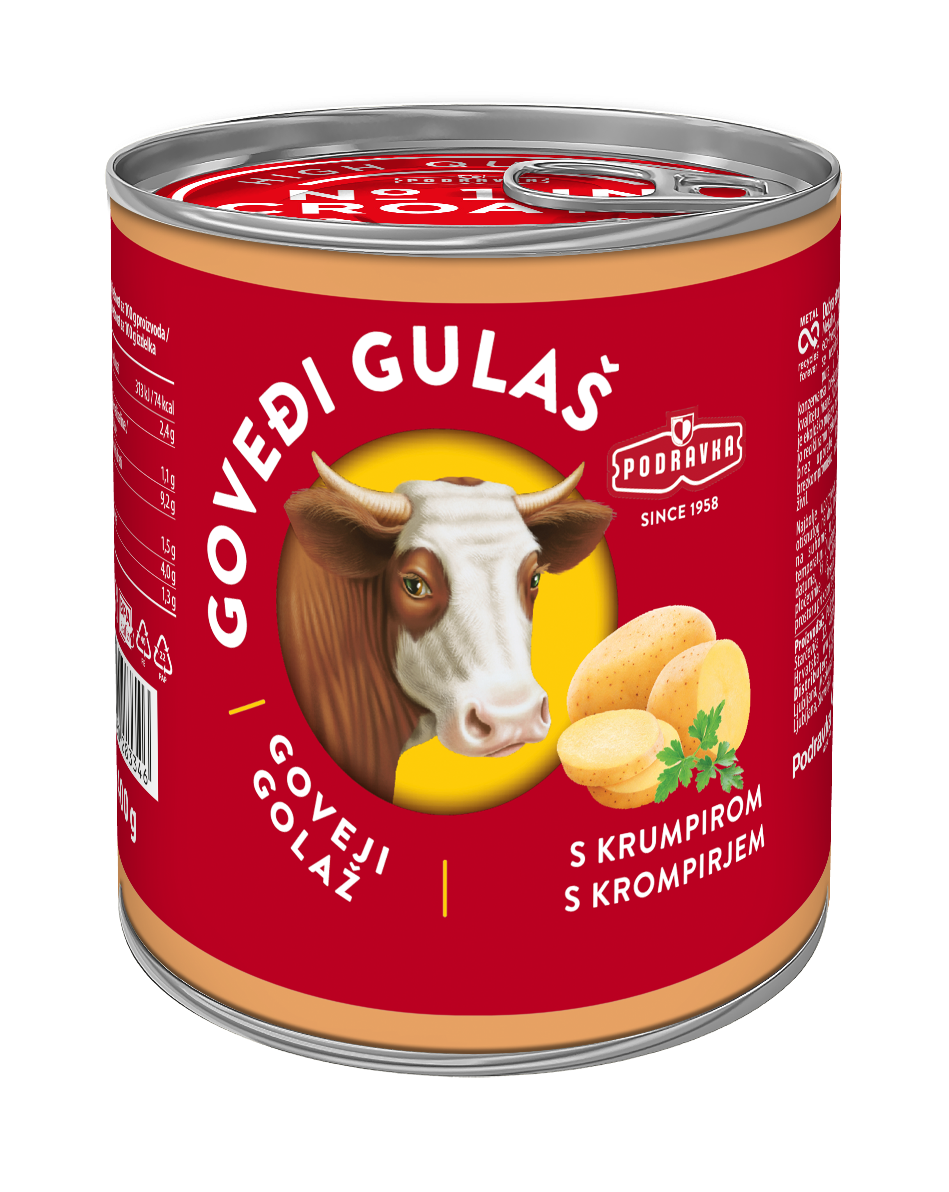 Podravka goveđi gulaš s krumpirom